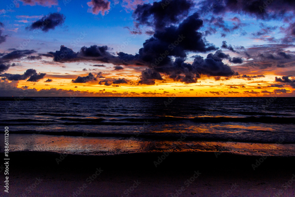 Obraz premium Early Morning at Jetty Park, Fort Pierce, Florida