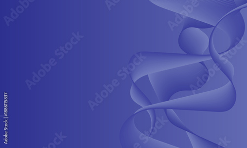 Fluid poster cover with modern ultraviolet color. Dark purple abstract geometrical template with blend shapes. Modern Trendy design in vector Illustration