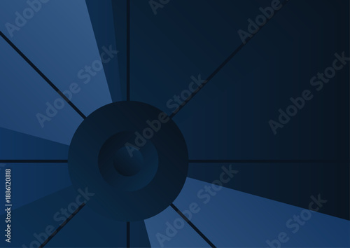 Fondo Abstracto Geométrico en tonos azules vector