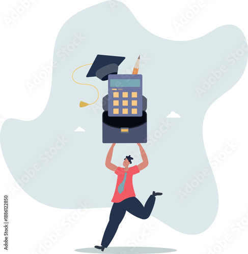 Student loan calculation, education budget allocation,life and employment of people.