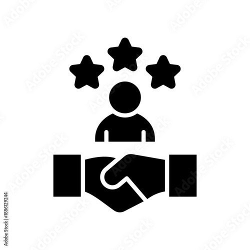 Customer Loyalty glyph icon