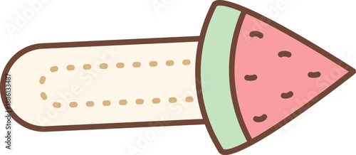 Watermelon Bookmark Kawaii