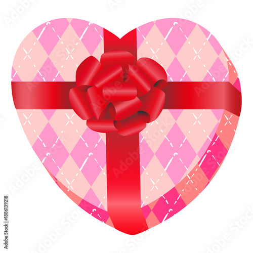 ハート型箱のプレゼント