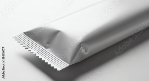 Silver foil pouch with tear notch