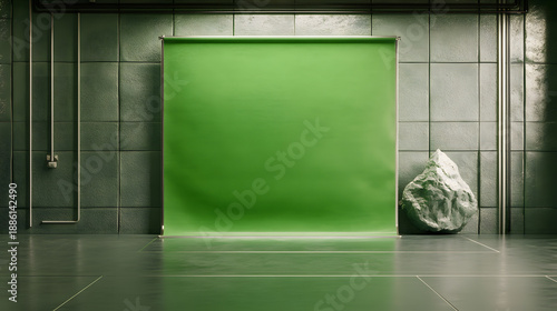 blank billboard on a wall