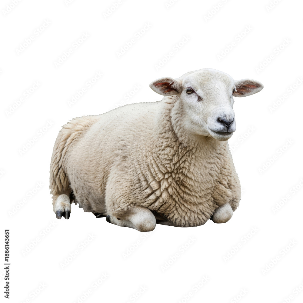 Obraz premium Lamb Illustration for Ramadan and Eid Celebrations