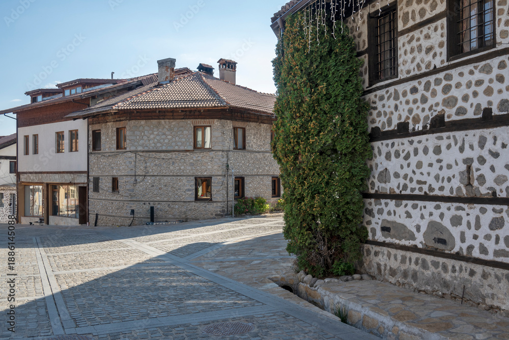 Fototapeta premium The old town of Bansko, Bulgaria