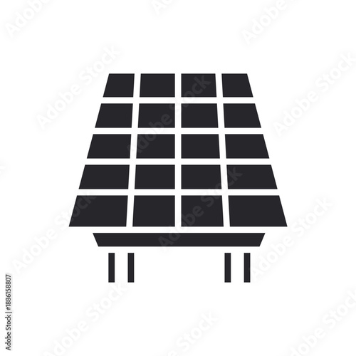 solar panel icons  outline and Flat Style,transparent background