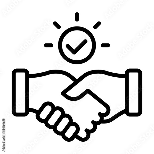 Deal Stage Icon - Black Outline