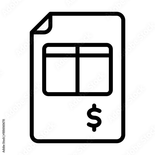 Quotation Icon - Black Outline