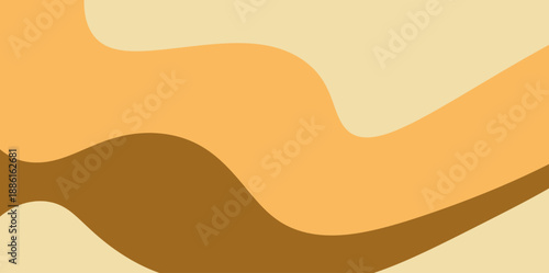 Multi Layered Abstract Vector Background. Versatile vector background with multiple overlapping organic waves in earthy colors, perfect for flyers, brochures, and creative print media.