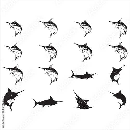 Marlin Fishing SVG Bundle