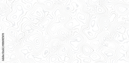 Aerial View of Topographic Landscape with Swirling Patterns and Contours