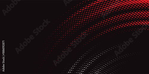 red and white brush wrap car sticker pattern abstract banner sporty lines black and white, red color combination grunge brush pattern motorsport racing vector design, Eps 10.