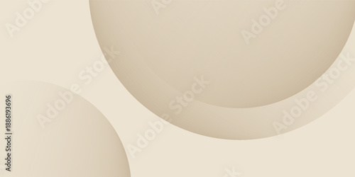 Abstract background with waves. Web banner size. Element for design. Vector background for brochure, booklet, flyer, poster. Brown and beige gradient. Coffee, cafe