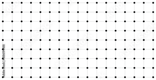 Structured 16x8 Line and Dot Grid for Complex Design Layouts