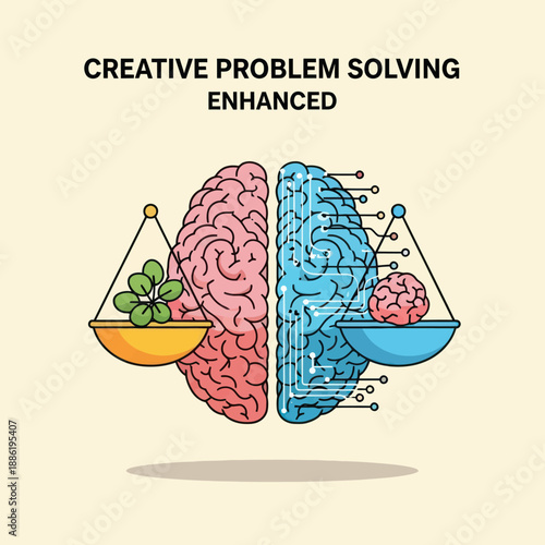 Brain Hemispheres Balancing Creative Problem Solving.