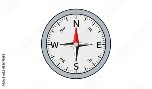 Free Download Flat compass vector illustration isolated on white background - GFXLoad