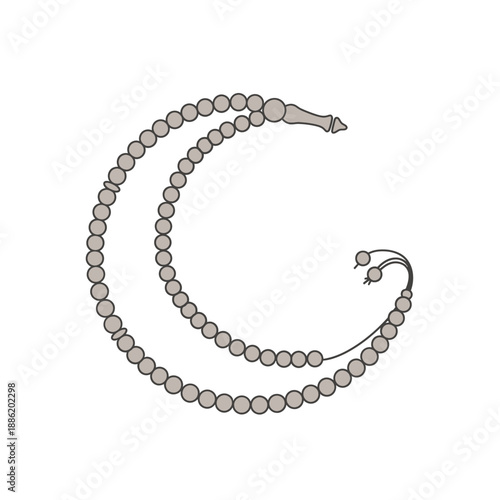 Diamond tennis necklace with clasp.