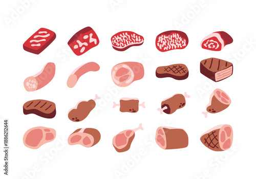 Meat Food Icon Collection