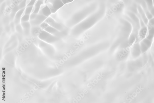 Abstract white transparent water shadow surface texture natural ripple background