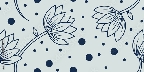 Seamless Minimalist Dot Pattern for Notebooks and Planners, Soft Spacing Modern Flat Vector Background Texture for Stationery and Print