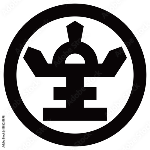 家紋です。丸に堂の字といいます。