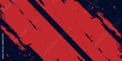Black and red abstract grunge background with halftone style modern arts grunge sport. eps 10