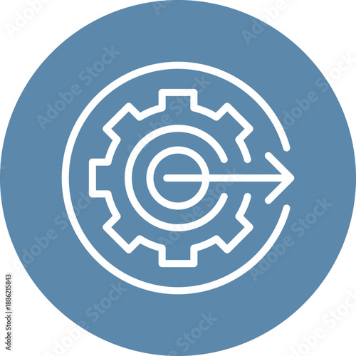 Output icon for gross domestic product (GDP), business, website, application, printing, document, poster design, etc