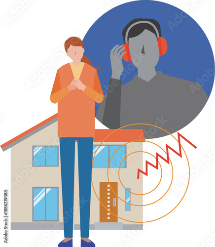 盗聴被害にあう女性