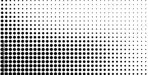 Halftone pattern with dense and sparse dot areas