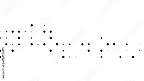 Sparse halftone pattern with scattered dots