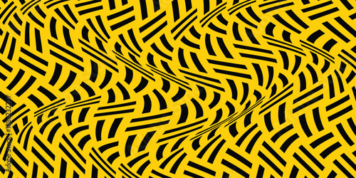 simple black equal irregular line wave pattern for banner poster background.