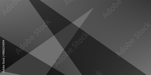 Black and white dark gray abstract background.Geometric pattern shapes.Rough and shabby grain.