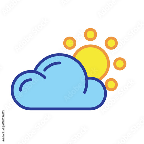 Partly Cloudy Weather Icon
