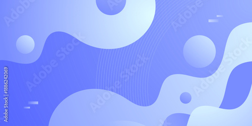 Abstract fluid wave bright purple background with simple papercut shapes pattern concept design. Cool banner element background.