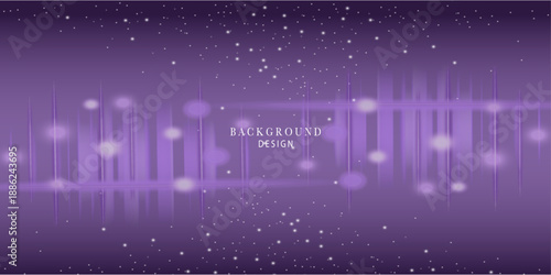 Gradient particles background. Points array with shallow depth of field. Futuristic illustration.