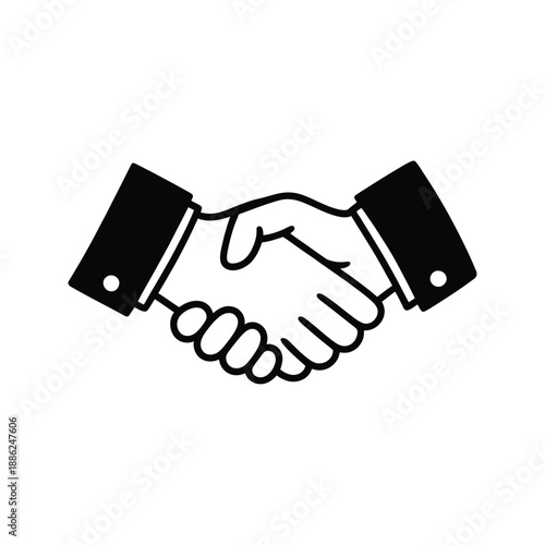 Handshake between two people