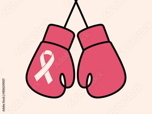 Fighting breast cancer with boxing gloves