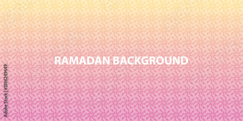 vector illustration of a vintage label for restaurant, Islamic pattern, Ramadan, Eid background 2026
