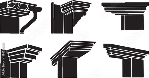 Architectural Column Capital Designs and Details Collection