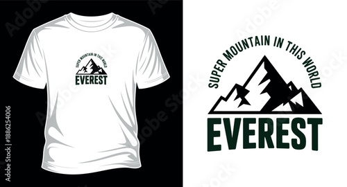 Winter graphic vector art T-shirt design print templet