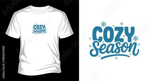 Winter graphic vector art T-shirt design print templet