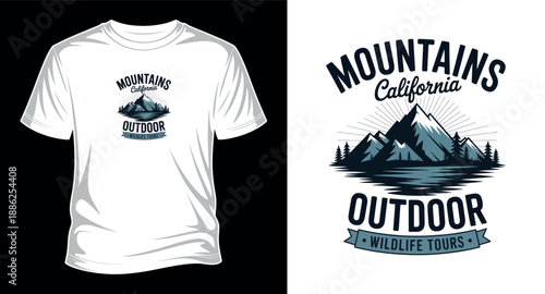 Winter graphic vector art T-shirt design print templet