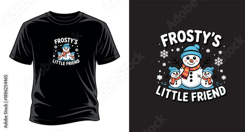 Winter graphic vector art T-shirt design print templet