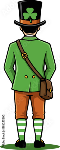 St Patricks Day Character