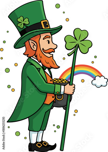 Lucky Leprechaun With Gold