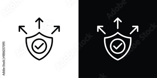 Insurance Icon Sheet Black And White