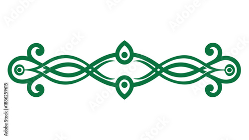 Intricate celtic knot design