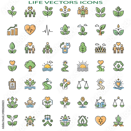 Life Concept Representing Growth, Hope, and Positive Living